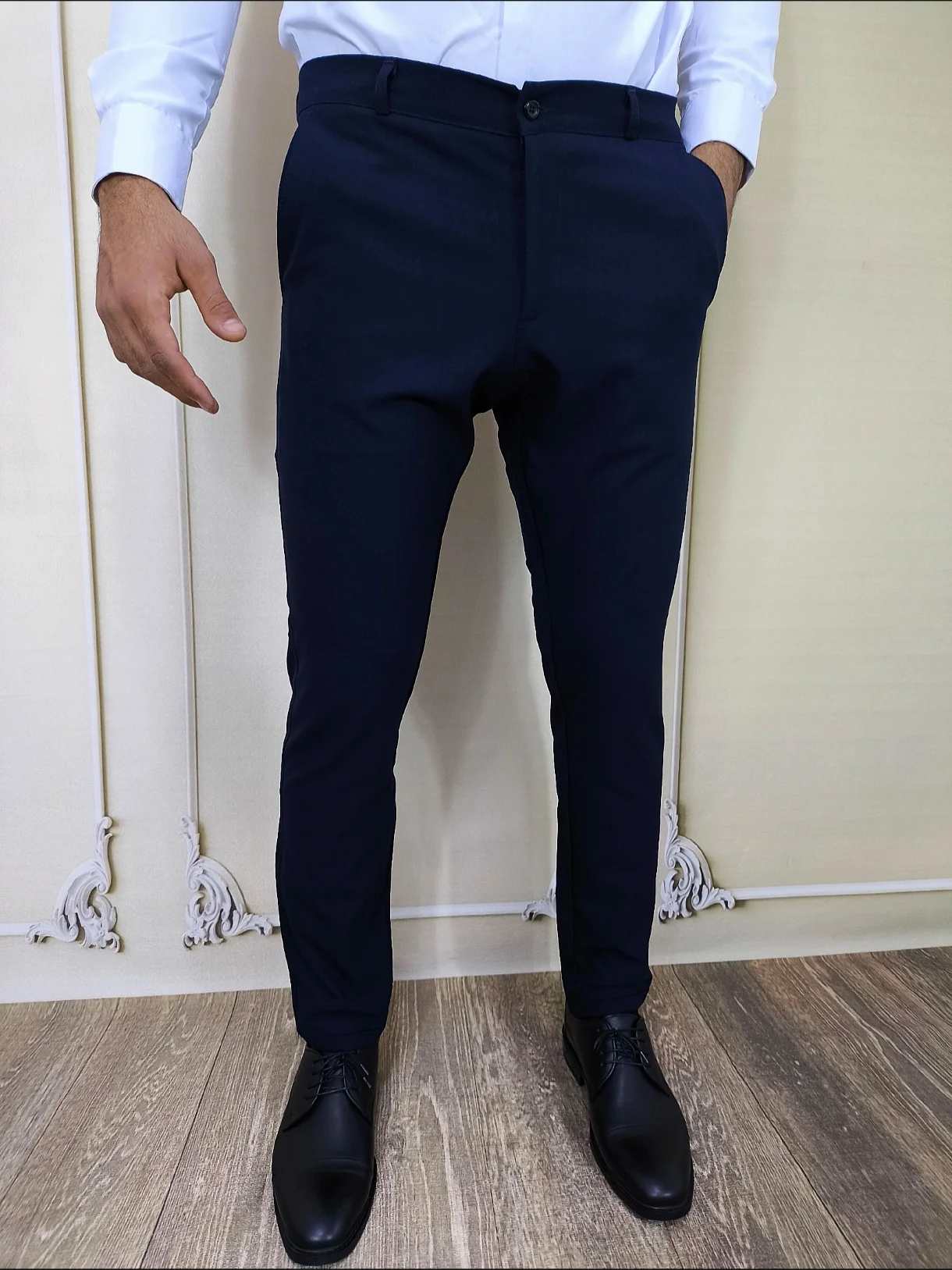 شلوار مردانه پارچه ای ساده 1011