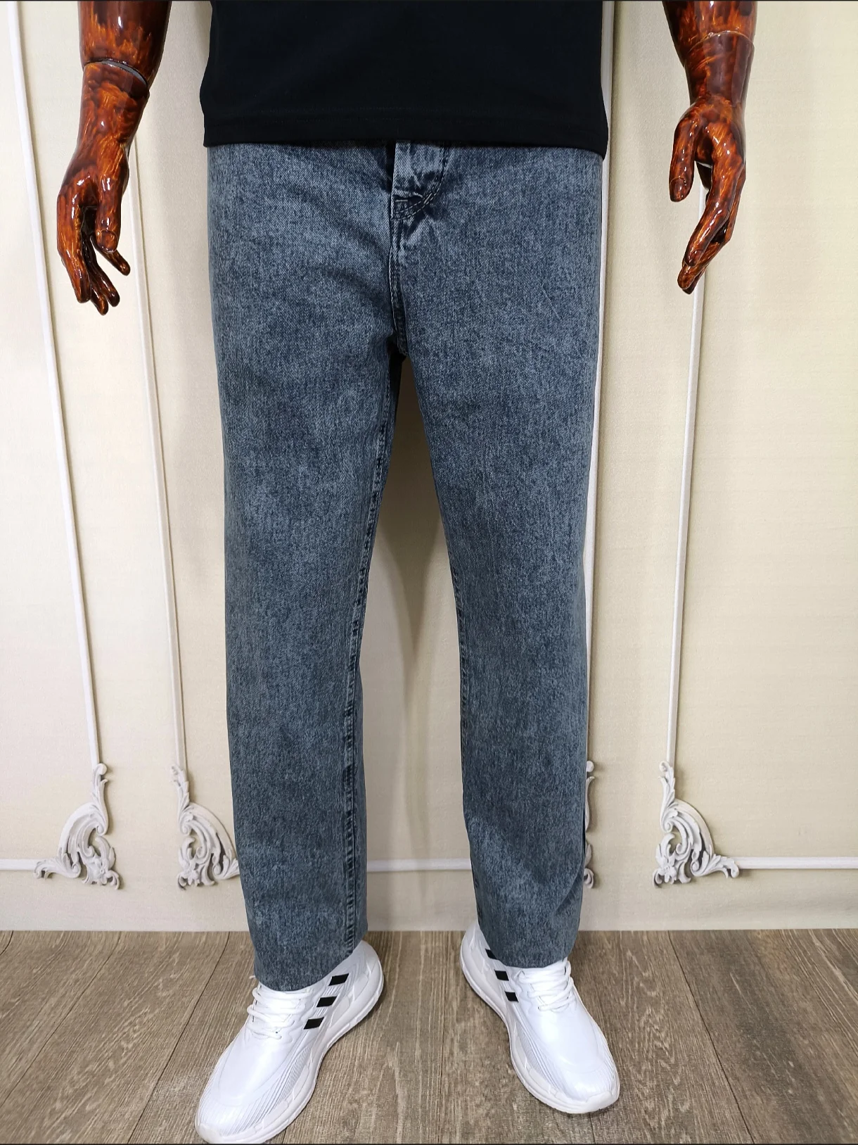 شلوار مام استایل Dsquared خاکستری